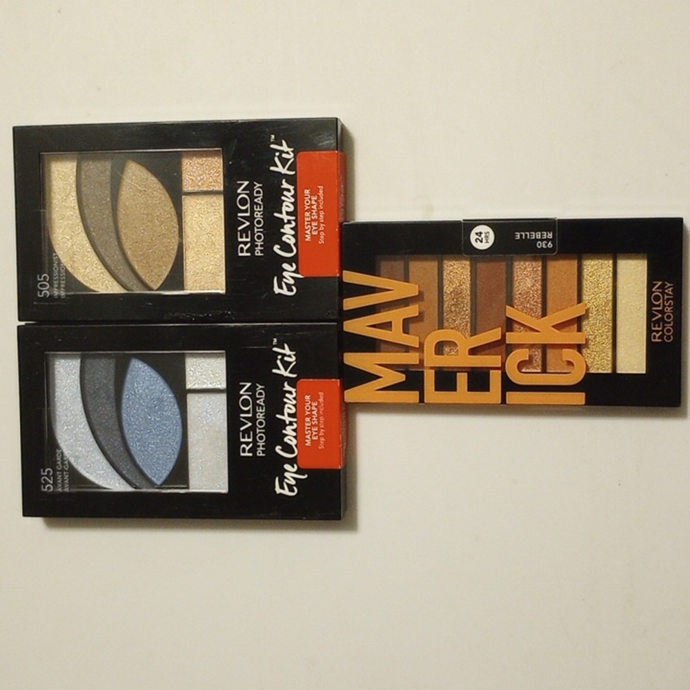 3 Revlon Eyeshadow Palettes